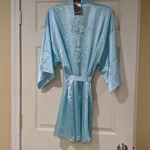 NWT sparkly BRIDE robe kimono